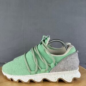 Sorel Kinetic Lace Sneaker Vivid Mint Comfort Shoe Women’s Size 9 US